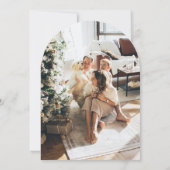 私たちの家からクリスマスホリデーカード 招待状 (裏面)