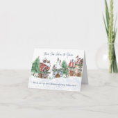 私たちの家から君の家へのクリスマス カード (正面)