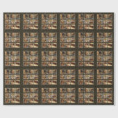 私たちの家があなたのクリスマスラッピング紙 ラッピングペーパー (フラット)