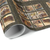 私たちの家があなたのクリスマスラッピング紙 ラッピングペーパー (ロールコーナー)