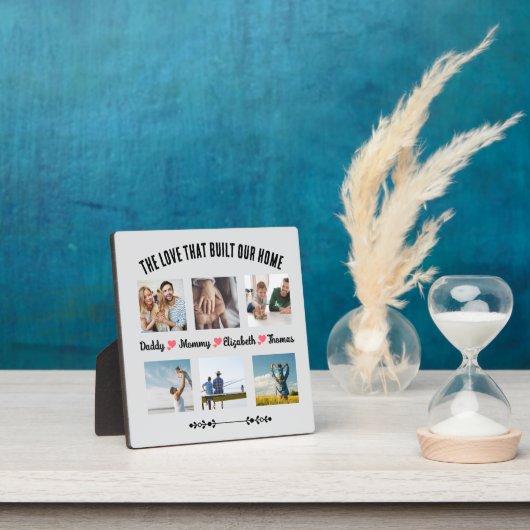 私たちの家の写真のプラークを構築カスタムした愛 フォトプラーク (インサイチュ)
