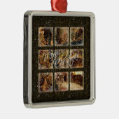 「私たちの家はクリスマスの飾り メタルオーナメント (右)