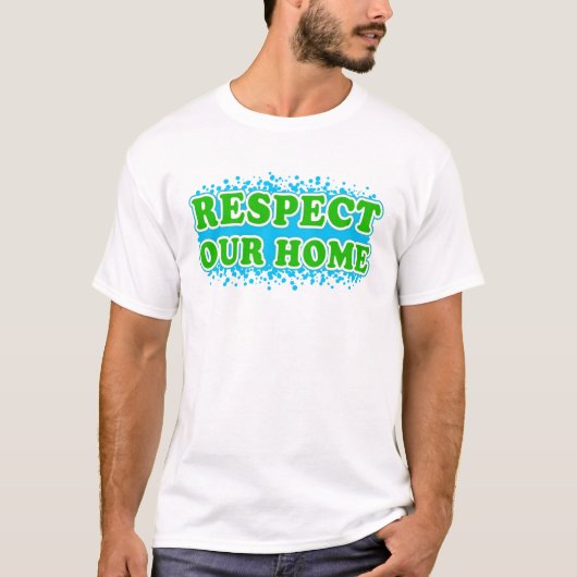 私たちの家を大切に Tシャツ (正面)
