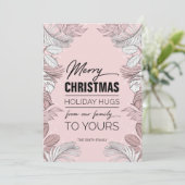 私たちの家族からのメリークリスマス シーズンカード (スタンド正面)