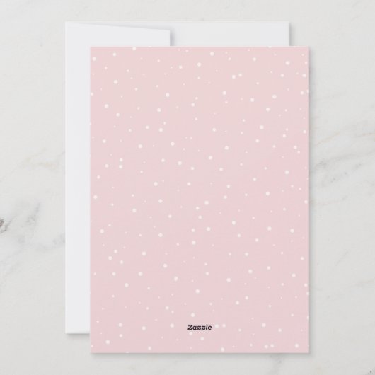 私たちの家族からのメリークリスマス シーズンカード (裏面)