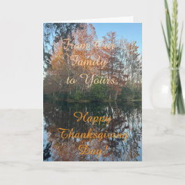 私たちの家族から感謝のカードまで カード