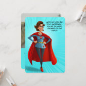 私たちの家族のスーパーママ |母の日のカード カード (正面/裏面インサイチュ)