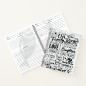 私たちの家族のレシピ ノートブック (内部)