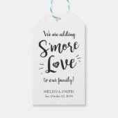 私たちの家族の母親に対する愛を増やすシンプル ギフトタグ (正面)