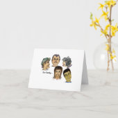 私たちの家族はフルサーカス遠くにから一つのテン吹トである カード (黄色い花)