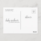 私たちの家族は2枚のはがきで足が増える ポストカード (裏面)