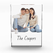 私たちの家族ギフトアイディア誕生日クリスマス フォトブロック (正面)