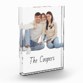 私たちの家族ギフトアイディア誕生日クリスマス フォトブロック (左)