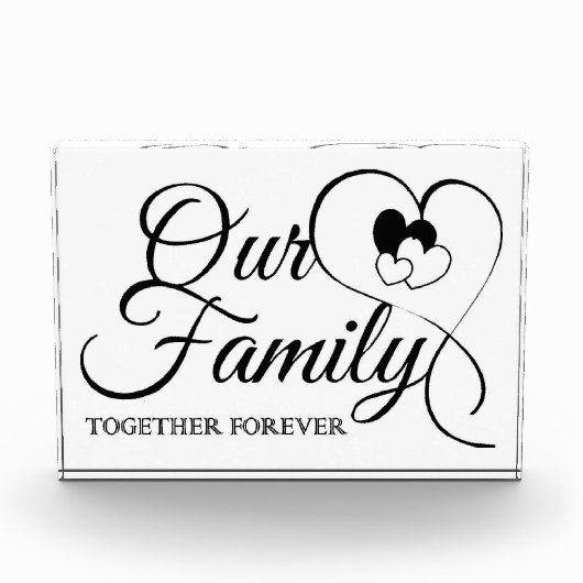 私たちの家族 フォトブロック (正面)