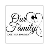 私たちの家族 ラバースタンプ (インプリント)