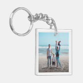 私たちの家族 |賛美カスタム2枚の写真 キーホルダー (正面左)