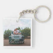 私たちの家族 |賛美カスタム2枚の写真 キーホルダー (裏面)