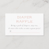 私たちの小さなかぼちゃのおむつフローララッフル エンクロージャーカード (正面)