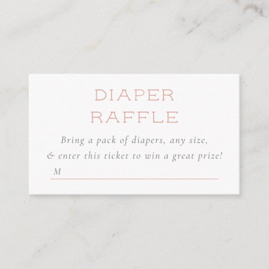 私たちの小さなかぼちゃのおむつフローララッフル エンクロージャーカード (正面)