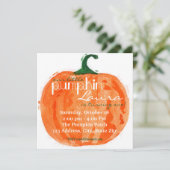 私たちの小さなかぼちゃのご招待 招待状 (スタンド正面)