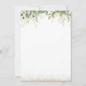 私たちの小さなかぼちゃの最初の誕生日パーティー 招待状 (裏面)