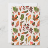 私たちの小さなかぼちゃの最初の誕生日パーティー 招待状 (裏面)