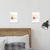 私たちの小さなかわいこちゃんオレンジの1つの誕生日柑橘類の果物 (寝室)