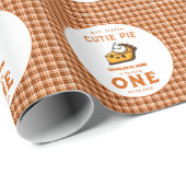 私たちの小さなかわいこちゃんパイ日1st誕生日 ラッピングペーパー (ロールコーナー)