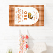 私たちの小さなかわいこちゃんパイ日1st誕生日 横断幕 (インサイチュ)