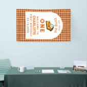 私たちの小さなかわいこちゃんパイ日1st誕生日 横断幕 (トレードショー)