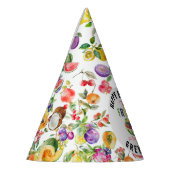 私たちの小さなかわいこちゃんフリット2nd誕生日パーティー パーティーハット (左)