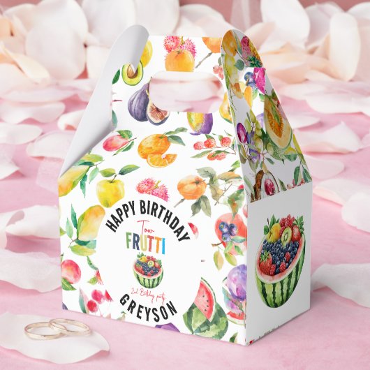 私たちの小さなかわいこちゃんフリット2nd誕生日パーティー フェイバーボックス (ウェディング)