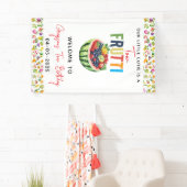 私たちの小さなかわいこちゃんフリット2nd誕生日パーティー 横断幕 (インサイチュ)