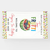 私たちの小さなかわいこちゃんフリット2nd誕生日パーティー 横断幕 (横)