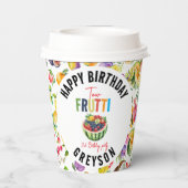 私たちの小さなかわいこちゃんフリット2nd誕生日パーティー 紙コップ (裏面)