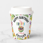 私たちの小さなかわいこちゃんフリット2nd誕生日パーティー 紙コップ (正面)