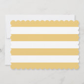 私たちの小さなかわいこちゃん柑橘類オレンジの写真1st誕生日 招待状 (裏面)