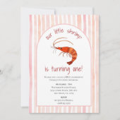 私たちの小さなエビは水の色を一つ変えている 招待状 (正面)