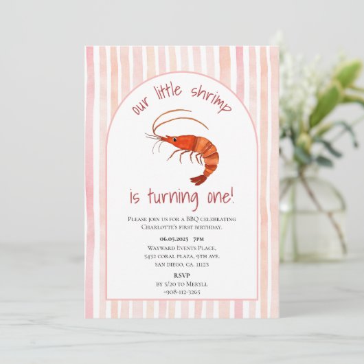 私たちの小さなエビは水の色を一つ変えている 招待状 (スタンド正面)