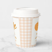 私たちの小さなカボキンボホオレンジの最初の誕生日 紙コップ (左)