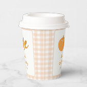 私たちの小さなカボキンボホオレンジの最初の誕生日 紙コップ (右)