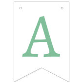 私たちの小さなカボチャのミント/ピンクの誕生日パーティー バンティングフラッグ (第3の旗)