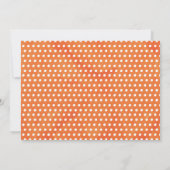 私たちの小さなカボチャの少年の誕生日の招待状 招待状 (裏面)