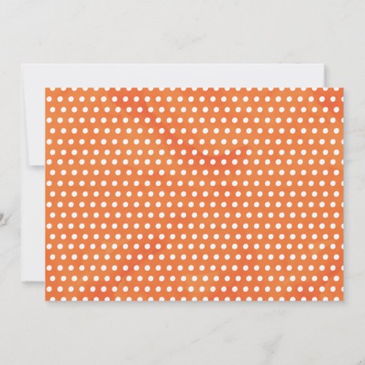 私たちの小さなカボチャの少年の誕生日の招待状 招待状 (裏面)