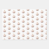 私たちの小さなカボチャの最初の誕生日 ラッピングペーパーシート (正面2)