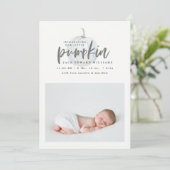 私たちの小さなカボチャの誕生の発表を紹介 シーズンカード (スタンド正面)