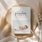 私たちの小さなカボチャの誕生の発表を紹介 シーズンカード