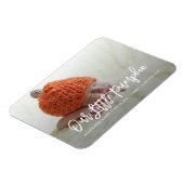 私たちの小さなカボチャの誕生発表マグネット マグネット (左側)