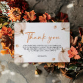 私たちの小さなカボチャの赤ちゃんシャワーサンキューカード エンクロージャーカード