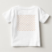 私たちの小さなカボチャの1歳の誕生日 ベビーTシャツ (裏面)